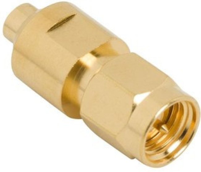 AD-SMAPSMPJ-2, RF Adapters - Between Series SMA PLUG TO SMP JACK ADAPTER
