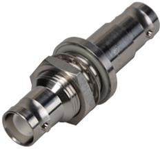 34"SHV-50-0-1/133"NE, РЧ/Коаксиальный адаптер, SHV, Гнездо, SHV, Гнездо, Прямой Переходник с Гайкой, 50 Ом