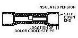 19154-0057, Terminals 16-14 TO 22-18 STEP DN BUTT TP (BA-631XT