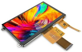 MIKROE-4278, TFT Displays & Accessories 7" TFT Color Display with Capacitive Touch Screen and frame MIKROE-4278, TFT Displays & Accessories 7" TFT Color Display with Capacitive Touch Screen and frame