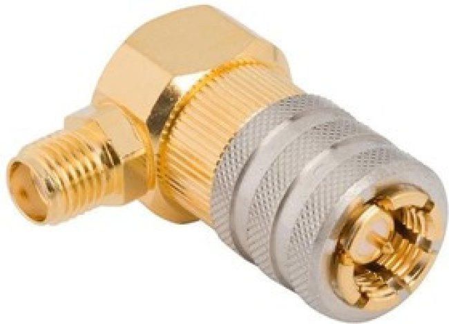901-10656, RF Adapters - In Series Quick Connect RA SMA Adapter 50 Ohm