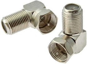 F-M TO 90°F-F, Разъём высокочастотный , угловой