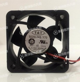 Вентилятор 50x20 t&t 5020l24s 24v 0.1a 2 pin