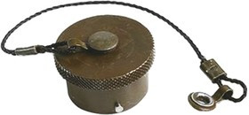 850013B, Souriau UTS MIL-C-26482, MIL-STD-1344 Female Dust Cap, Shell Size 8 IP68 Rated, Polyamide