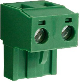 CTBP9400/2, Съемная клеммная колодка, 7.5 мм, 2 вывод(-ов), 28AWG до 14AWG, 1.6 мм², Винт, 20 А