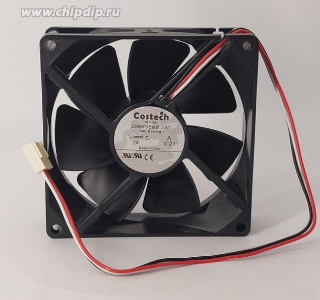 Вентилятор COSTECH D09A05SWB ZS0 DC 24V 0.21A 90x25 3pin