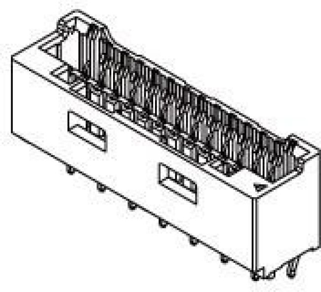 503159-0200, PCB Receptacle, Wire-to-Board, 1.5 мм, 1 ряд(-ов), 2 контакт(-ов), Монтаж в Сквозное Отверстие