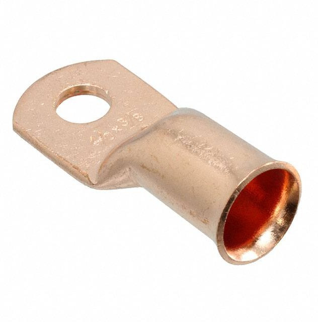 BU-L0000-375, Лепестковая клемма, Обжим, 0000 AWG, Зажимной Лепесток, M10