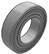 62210-2RS1 Single Row Deep Groove Ball Bearing- Both Sides Sealed 50mm I.D, 90mm O.D