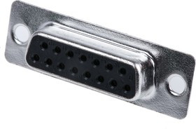MHDB15SS, MHDB 15 Way Cable Mount D-sub Connector Socket, 2.77mm Pitch MHDB15SS, MHDB 15 Way Cable Mount D-sub Connector Socket, 2.77mm Pitch