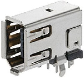 53460-0639, IEEE 1394 Connectors 2mm Shld RA PCB Sckt UpRt w/Knk Sldr 6Ckt