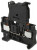 3211907, PT 4-HESILA 250 (5X20) Series Black Fused DIN Rail Terminal, 0.2 6mm², Single-Level, Push In