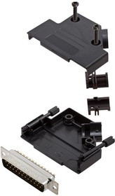 L17D45PK-P-25+L717SDB25P, Разъем D Sub, With Backshell, DB25, Standard, Штекер, D45PK-P, 25 контакт(-ов), DB, Пайка L17D45PK-P-25+L717SDB25P, Разъем D Sub, With Backshell, DB25, Standard, Штекер, D45PK-P, 25 контакт(-ов), DB, Пайка