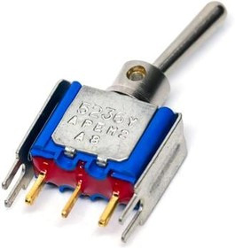 5238AB, Toggle Switches SPDT 6A 125V 10.5mm On-Off-Mom