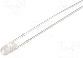 OSO5PA3E31B-12V, LED; 3mm; orange; 2180?3000mcd; 30°; Front: convex; 12V; -30?85°C