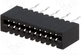 DS1020-04-10BVT1, Разъем: FFC (FPC), прямой, PIN: 10, NON-ZIF, THT, луженые, 20мОм DS1020-04-10BVT1, Разъем: FFC (FPC), прямой, PIN: 10, NON-ZIF, THT, луженые, 20мОм