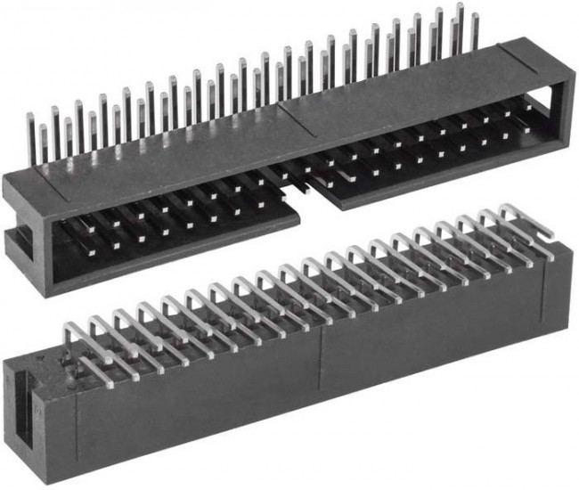 BH-40R (IDC-40MR), вилка на плату шаг 2.54мм угловая (118-A-40GRK) BH-40R (IDC-40MR), вилка на плату шаг 2.54мм угловая (118-A-40GRK)