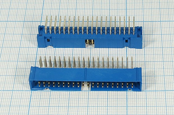 BH-40R (IDC-40MR), вилка на плату шаг 2.54мм угловая (118-A-40GRK) BH-40R (IDC-40MR), вилка на плату шаг 2.54мм угловая (118-A-40GRK)