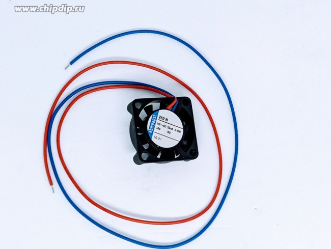 Вентилятор Ebmpapst 252N 12V DC 38mA 0.45W 25x8 2pin