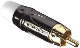 ACPL-CWH, RCA Phono Connectors RCA PLG BLK Chromate White Flex Grommet