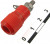 KLS1-BIP-014-N-R (BP-117) (10-0019 red), Гнездо на панель красное