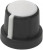 1231-L, CONTROL KNOB, TPE, ROUND SHAFT, 20MM