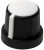 1231-L, CONTROL KNOB, TPE, ROUND SHAFT, 20MM