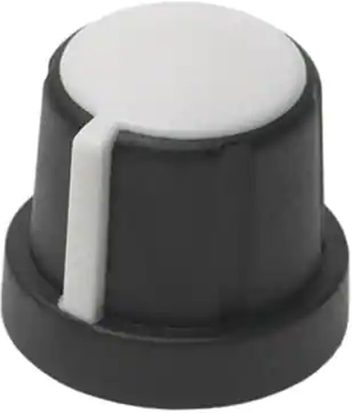 1231-L, CONTROL KNOB, TPE, ROUND SHAFT, 20MM