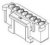 35507-0900, Headers &amp; Wire Housings 9 Ckt Housing Sherlock W-T-B