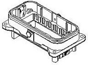 58719-0020, Heavy Duty Power Connectors POWER CONN SHELL ASS OWER CONN SHELL ASSY
