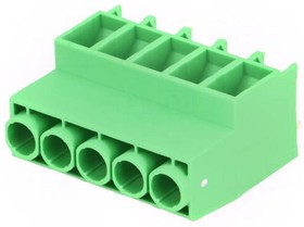 MKDS 5N HV/ 5-ZB-6,35, Зажимная рейка для печатных плат, угловой 90°, 6,35мм, на PCB