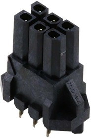 44769-0602, PCB Receptacle, Плата - к - плате, силовой, провод-плата, 3 мм, 2 ряд(-ов), 6 контакт(-ов) 44769-0602, PCB Receptacle, Плата - к - плате, силовой, провод-плата, 3 мм, 2 ряд(-ов), 6 контакт(-ов)
