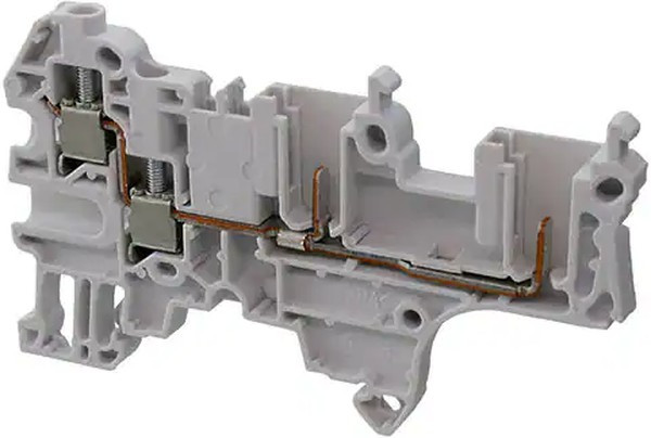 1SNK805013R0000, TERMINAL BLOCK, DINRAIL, 4POS, 10AWG