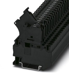 3036550, ST 4-HESILED 60 (5X20) Series Black DIN Rail Terminal Block, 0.08 4mm², Single-Level, Spring 3036550, ST 4-HESILED 60 (5X20) Series Black DIN Rail Terminal Block, 0.08 4mm², Single-Level, Spring