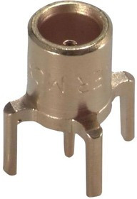 82"MCX-75-0-4/111"NE, Разъем РЧ / Коаксиальный, MCX Коаксиальный, Прямое Гнездо, Сквозное Отверстие Вертикально, 75 Ом