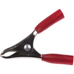 BU-40C-2, Crocodile Clip, Copper Contact, 20A, Red