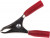 BU-40C-2, Crocodile Clip, Copper Contact, 20A, Red