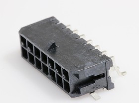 0430451409, Conn Wire to Board HDR 14Power POS 3mm Solder RA Side Entry SMD Micro-Fit 3.0 T/R