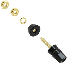 7017, Test Plugs &amp; Test Jacks BINDING POST - BLACK