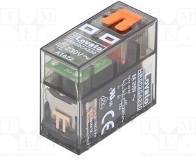 HR502CA230, Реле: электромагнитное, DPDT, Uобмотки: 230ВAC, 8A/250ВAC, 8А, 40г