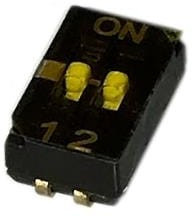218-2LPSTJ, DIP Switches / SIP Switches SPST 2 switch sections
