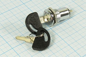 Переключатель замковый, 3P, 0,5, OFF-ON-ON, d15,5 Переключатель замковый, 3P, 0,5, OFF-ON-ON, d15,5