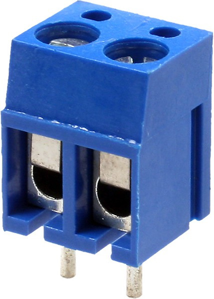 300-021-12, Клеммник винтовой, 2-контактный, 5мм, прямой