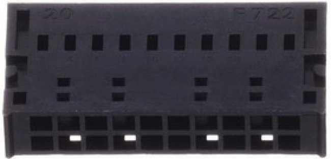 XG5N-201, Headers &amp; Wire Housings CrimpSocket Discrete 2Row 20P 1PolarizeG