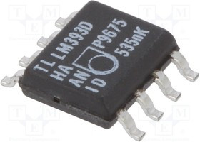 NTE943SM, IC: компаратор; low-power; Cmp: 2; 1,3мкс; 2?36В; SMT; SO8; 150нА