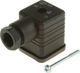 934407100 GDML 2016 GB 1 black, GDML 2P+E DIN 43650 A, Female Solenoid Valve Connector, No, 250 V Voltage 934407100 GDML 2016 GB 1 black, GDML 2P+E DIN 43650 A, Female Solenoid Valve Connector, No, 250 V Voltage