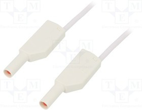 SLK410-E/SIL-20021, Измерительный провод, 19А, с осевым гнездом 4мм, Uном: 1кВ, Дл: 2м SLK410-E/SIL-20021, Измерительный провод, 19А, с осевым гнездом 4мм, Uном: 1кВ, Дл: 2м