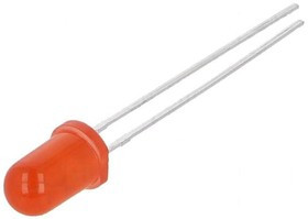 LL-503VD2E-V1-1A, LED; 5mm; red; 140?250mcd; 60°; Front: convex; 1.6?2.6V