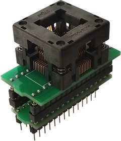 DIP28/32-TQFP32 9x9 mm [ZIF-Hmilu, Open top], Адаптер для программирования микросхем (=HTQ32, DP28/TQ32ST1, AE-Q32-AV1, TSS-D28/TQ32-AVR)