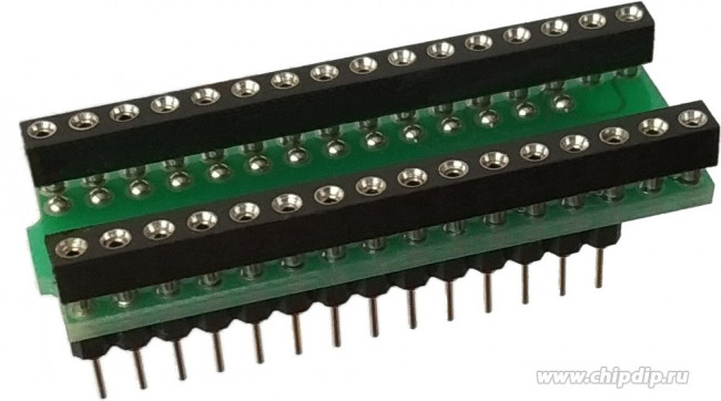 DIP28/32-TQFP32 9x9 mm [ZIF-Hmilu, Open top], Адаптер для программирования микросхем (=HTQ32, DP28/TQ32ST1, AE-Q32-AV1, TSS-D28/TQ32-AVR)